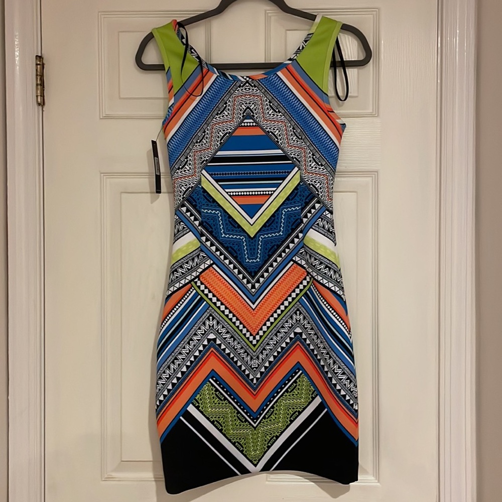 Laundry by Shelli Segal Geometric Tank Bodycon Dress - Picture 6 of 13